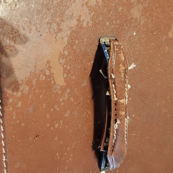 US Trunk Company leather train case, vintage - Picture 11 of 15